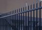 Steel Garrison Fence Panel Metal Wrought Iron Fencing Black Powder Color